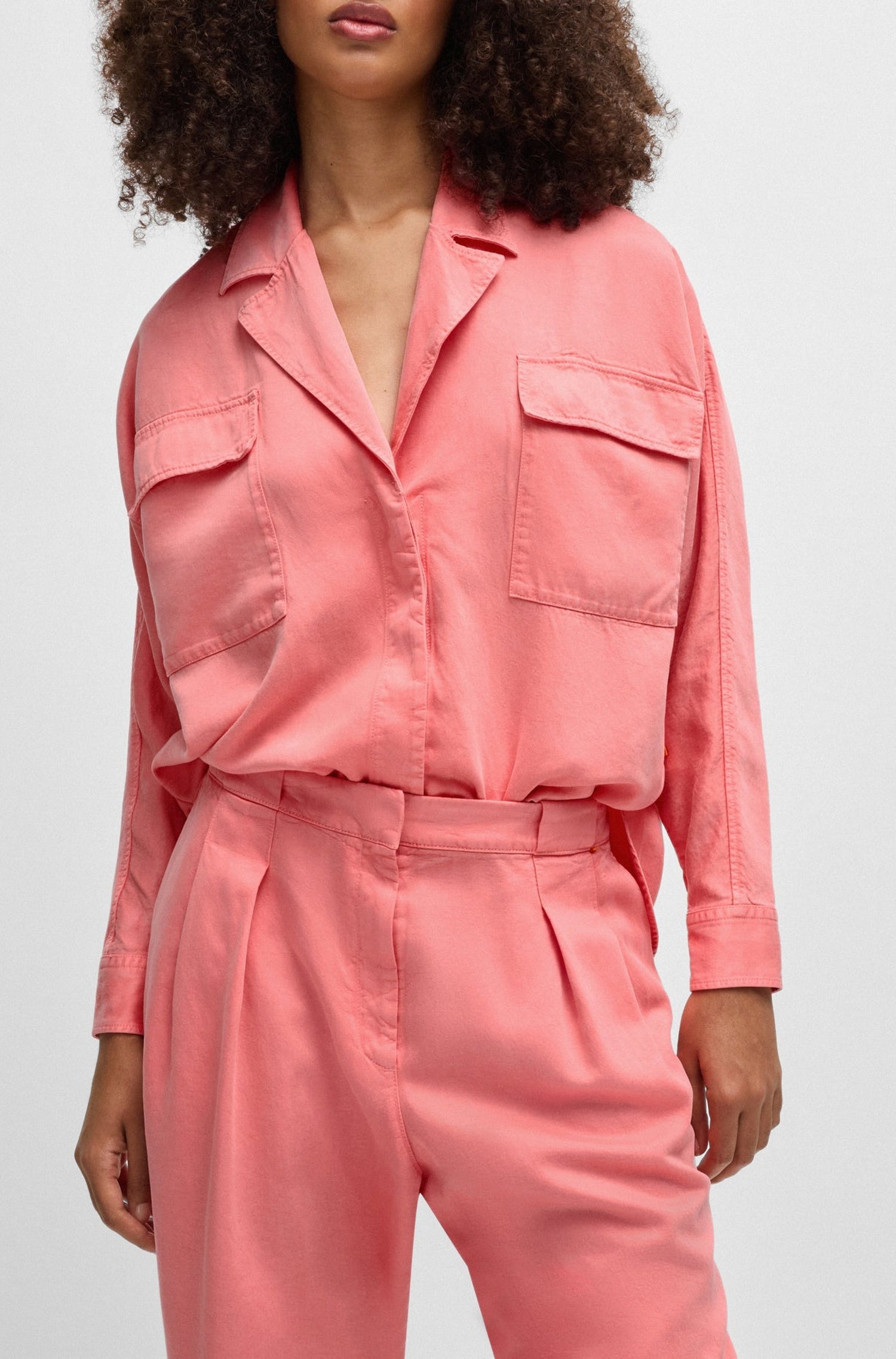 Blouse Bija - Light & Pastel Pink