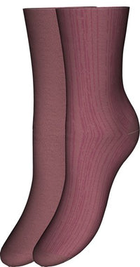 LIGHT & PASTEL RED // SOCKS 2P QS SOFT MD EFFECT