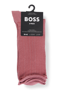 LIGHT & PASTEL RED // SOCKS 2P QS SOFT MD EFFECT