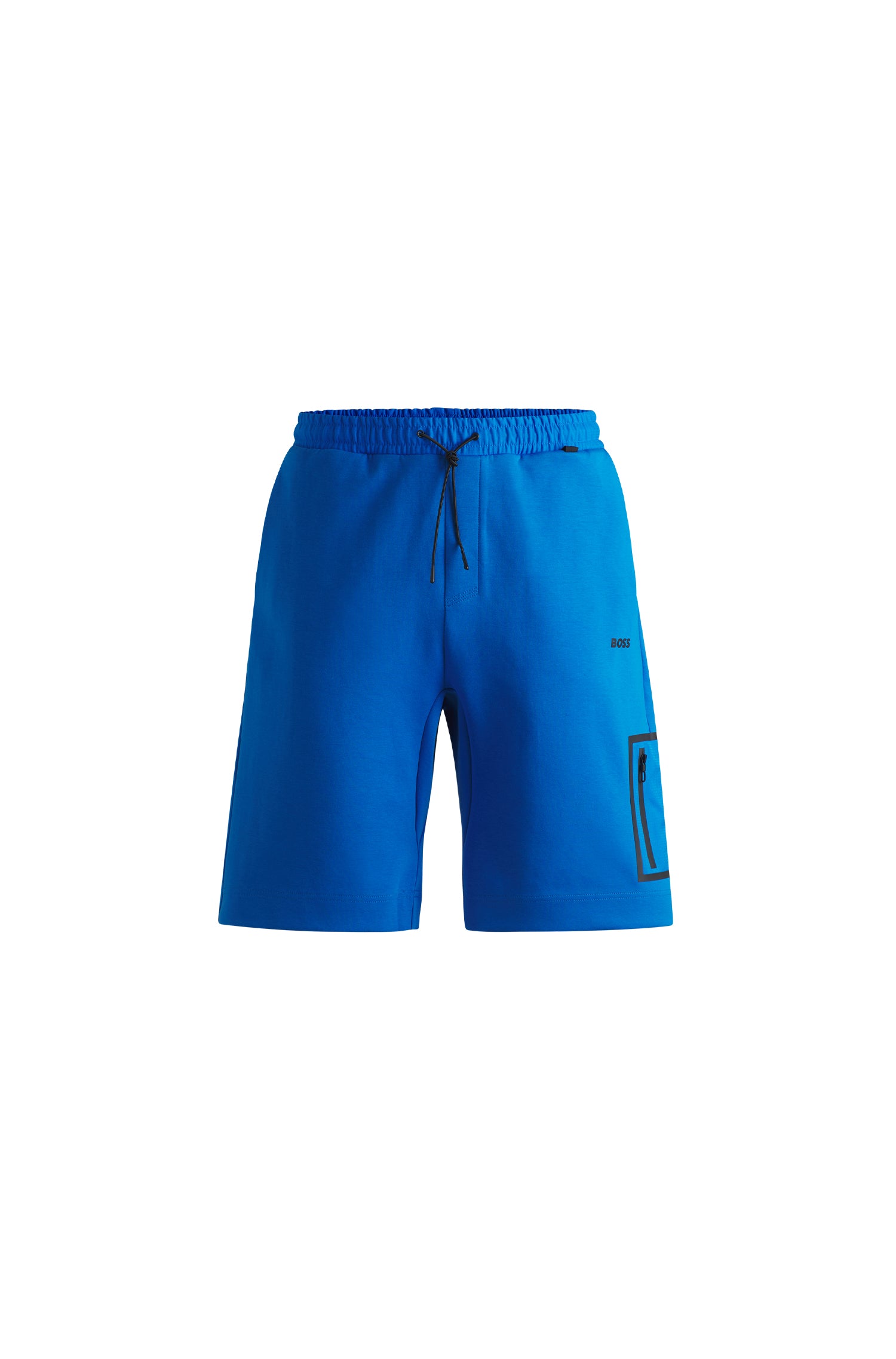 Hariq shorts with an elasticated waistband - Open Blue