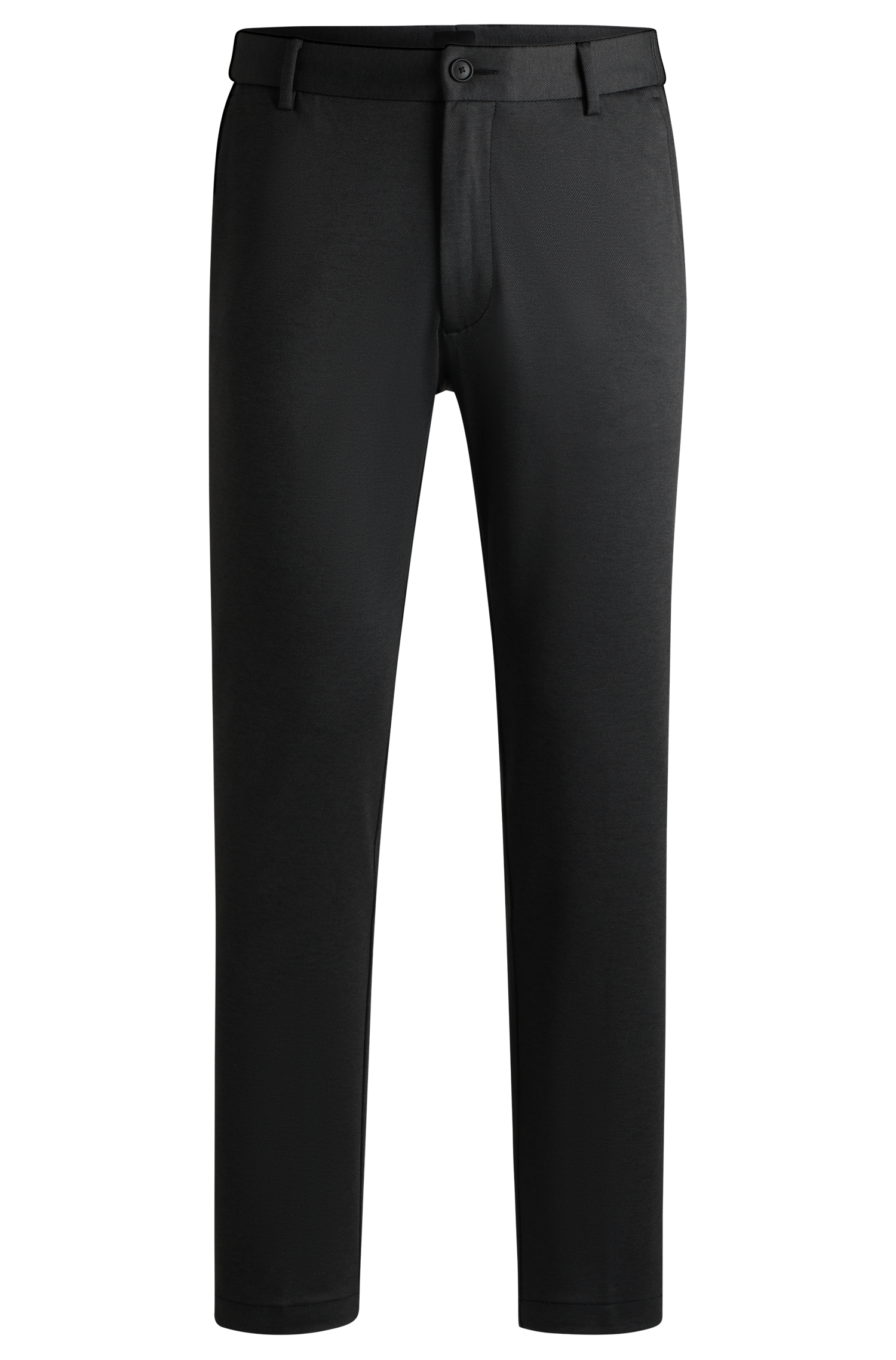 BLACK // CASUAL TROUSERS P-KANE-EL-T