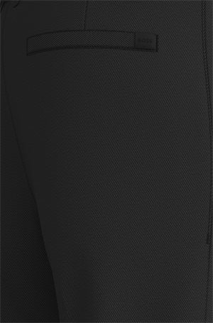 BLACK // CASUAL TROUSERS P-KANE-EL-T