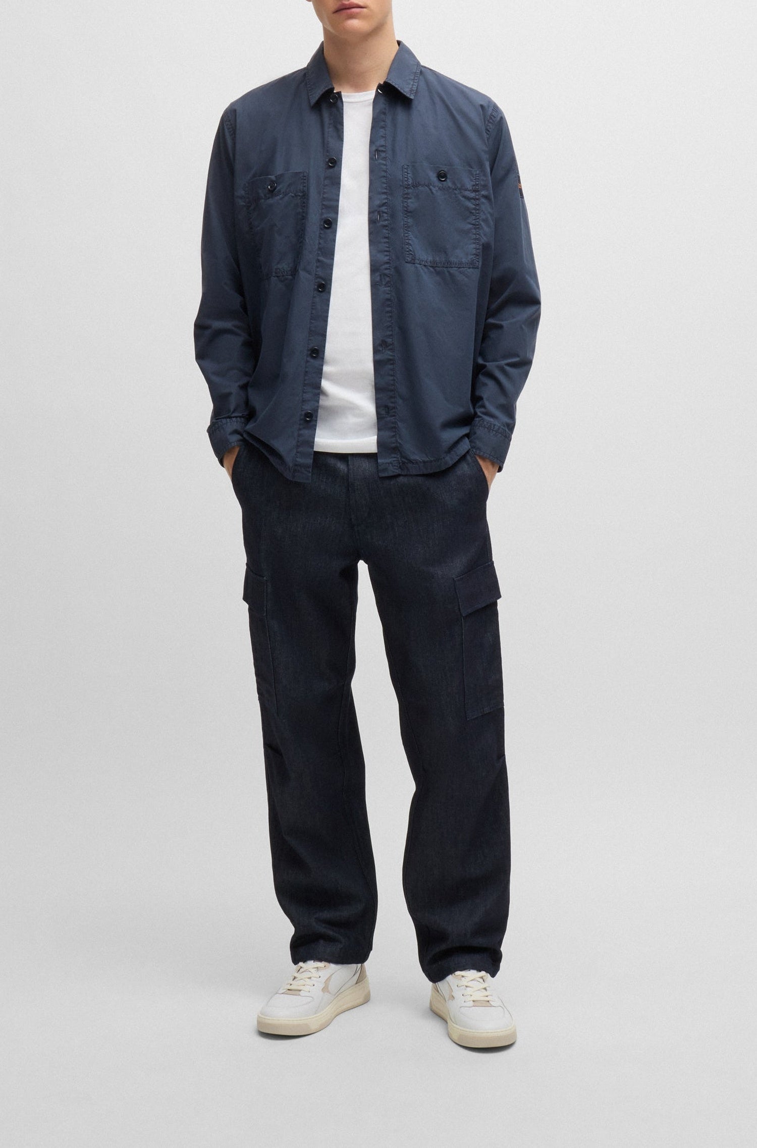Chemise Locky avec poches - Dark Blue