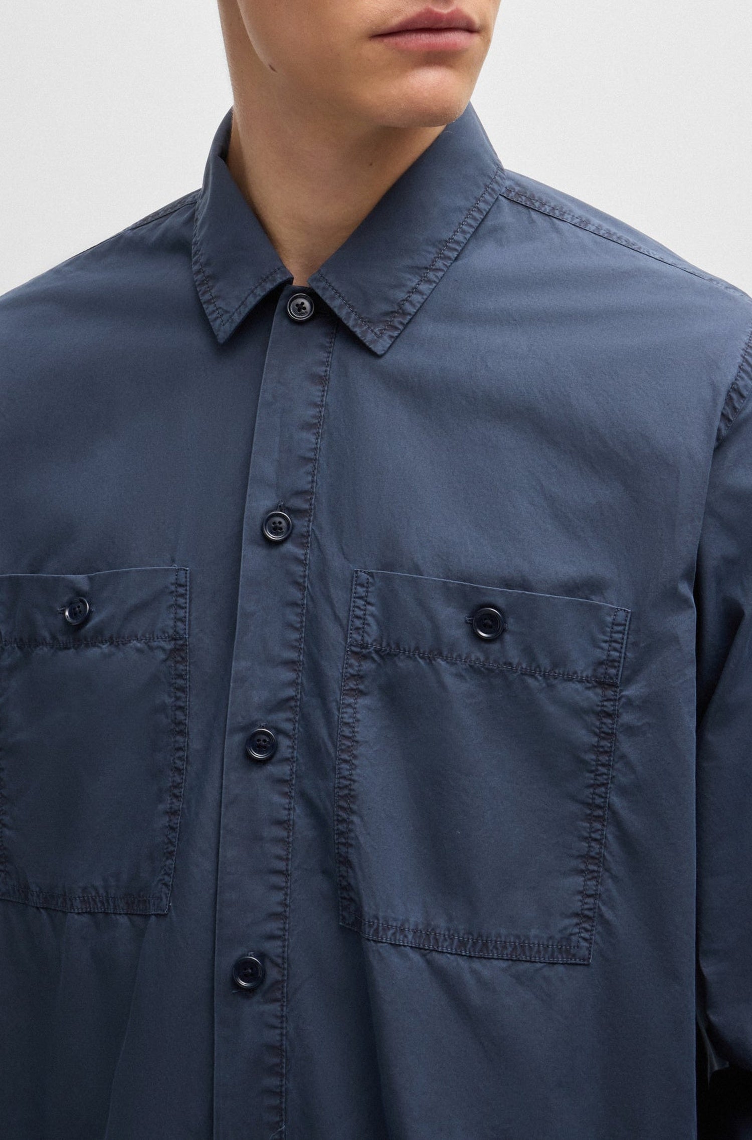 Chemise Locky avec poches - Dark Blue