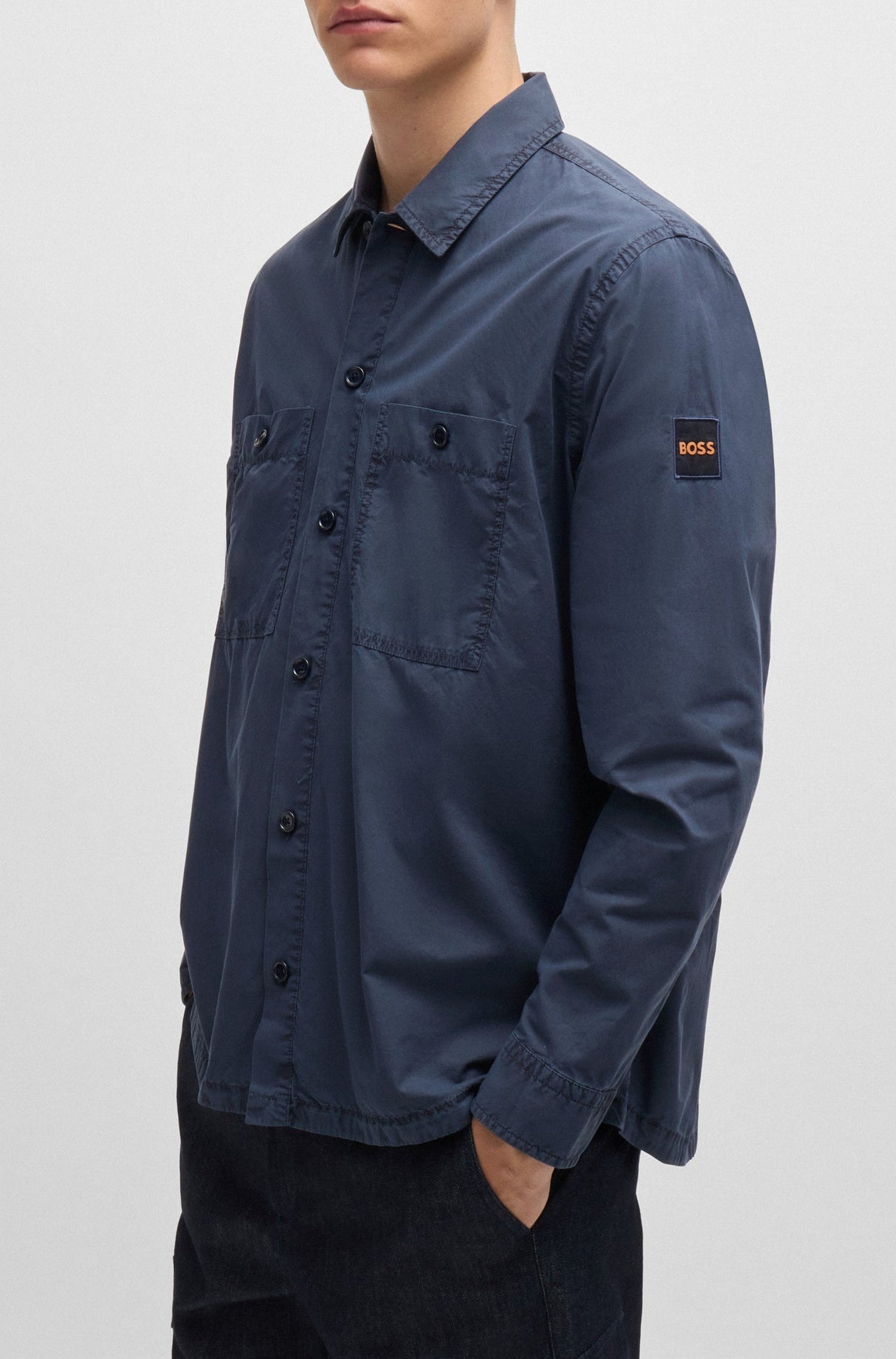 Chemise Locky avec poches - Dark Blue