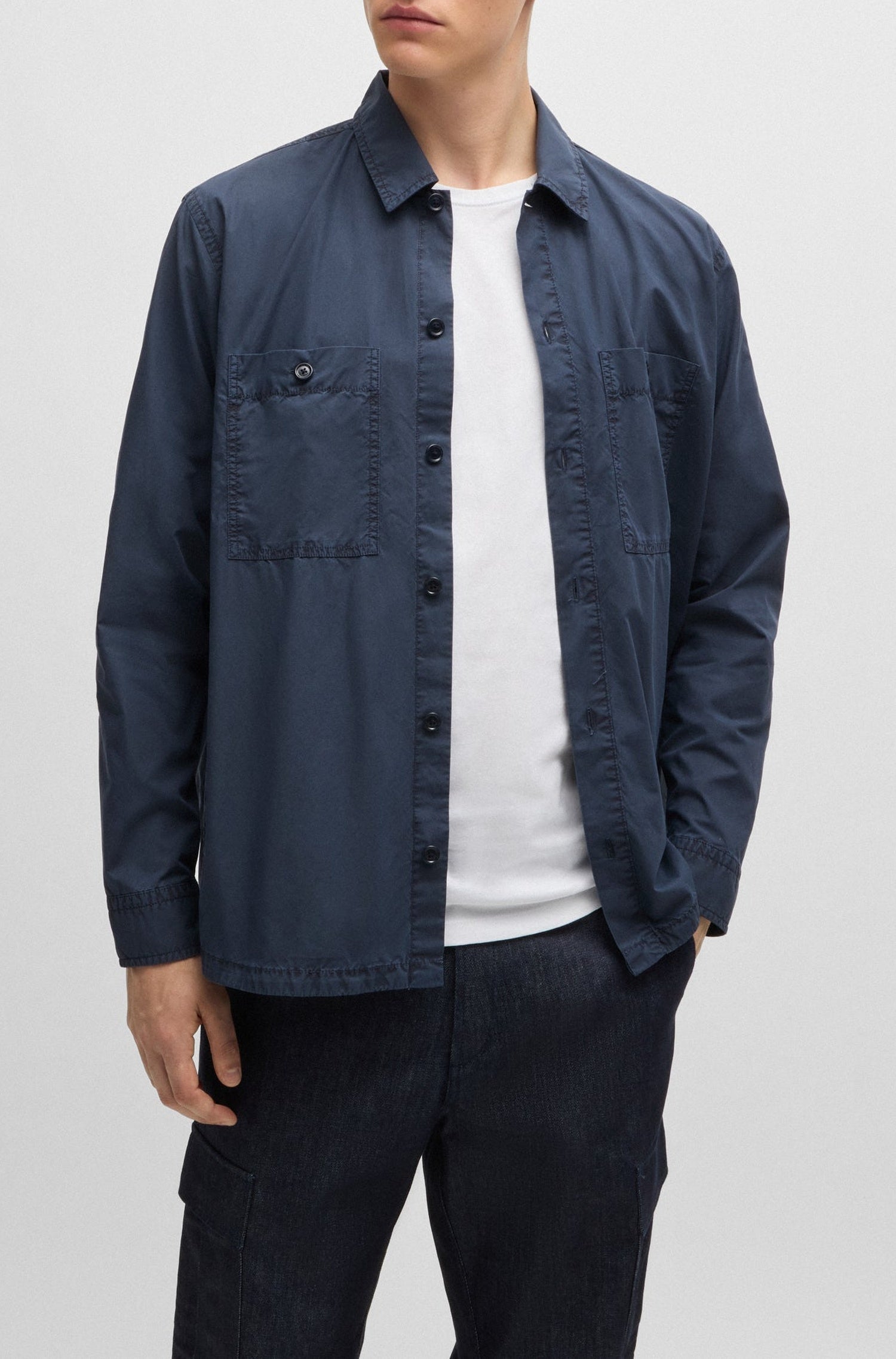 Chemise Locky avec poches - Dark Blue