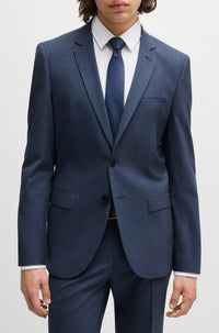 Veste de costume Arti en laine mélangée - Dark Blue