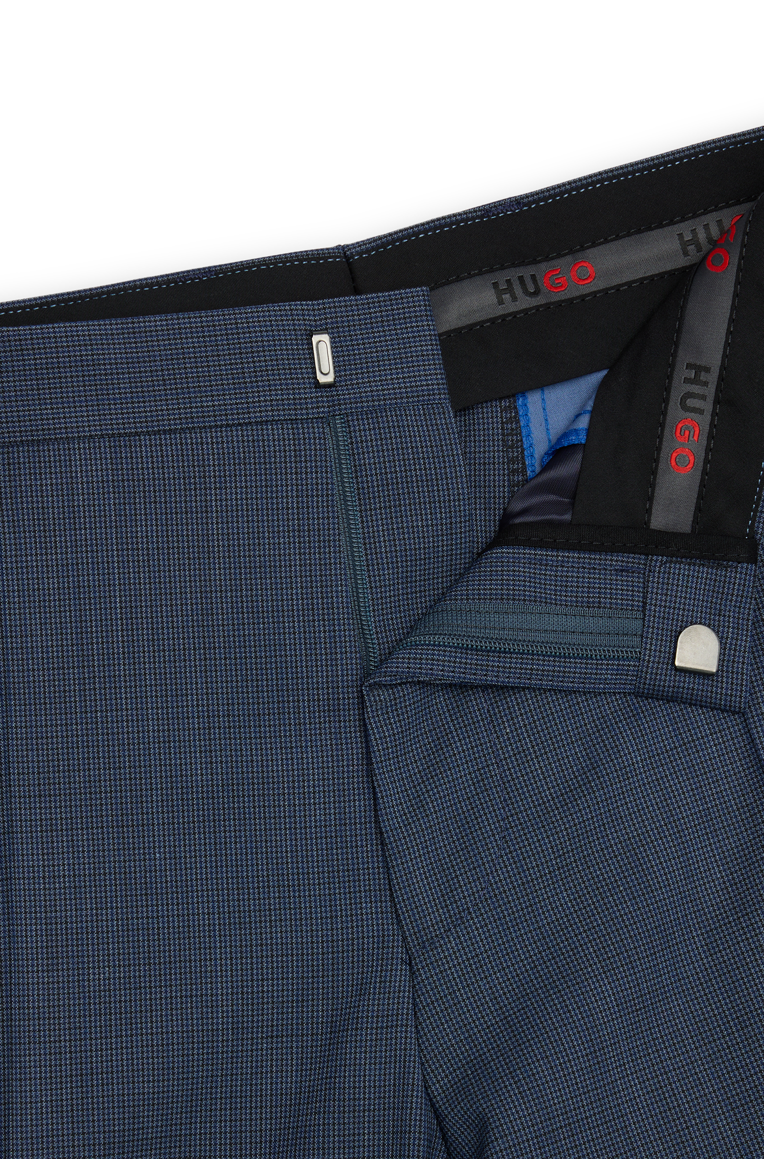 REF ADD // BLACK // CASUAL TROUSERS HISUNE-1-D_B