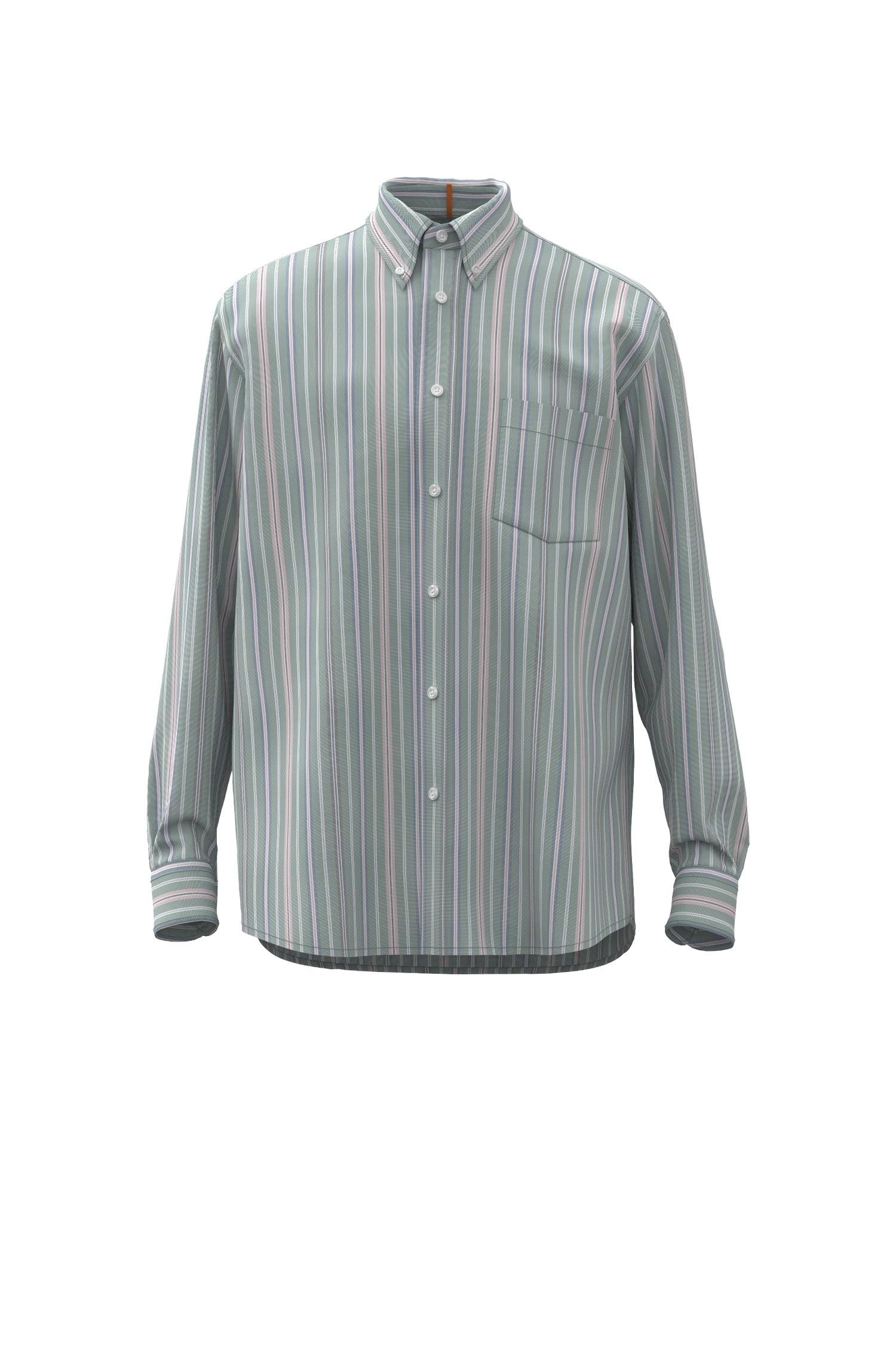 Chemise Lambey avec poche - Open Green