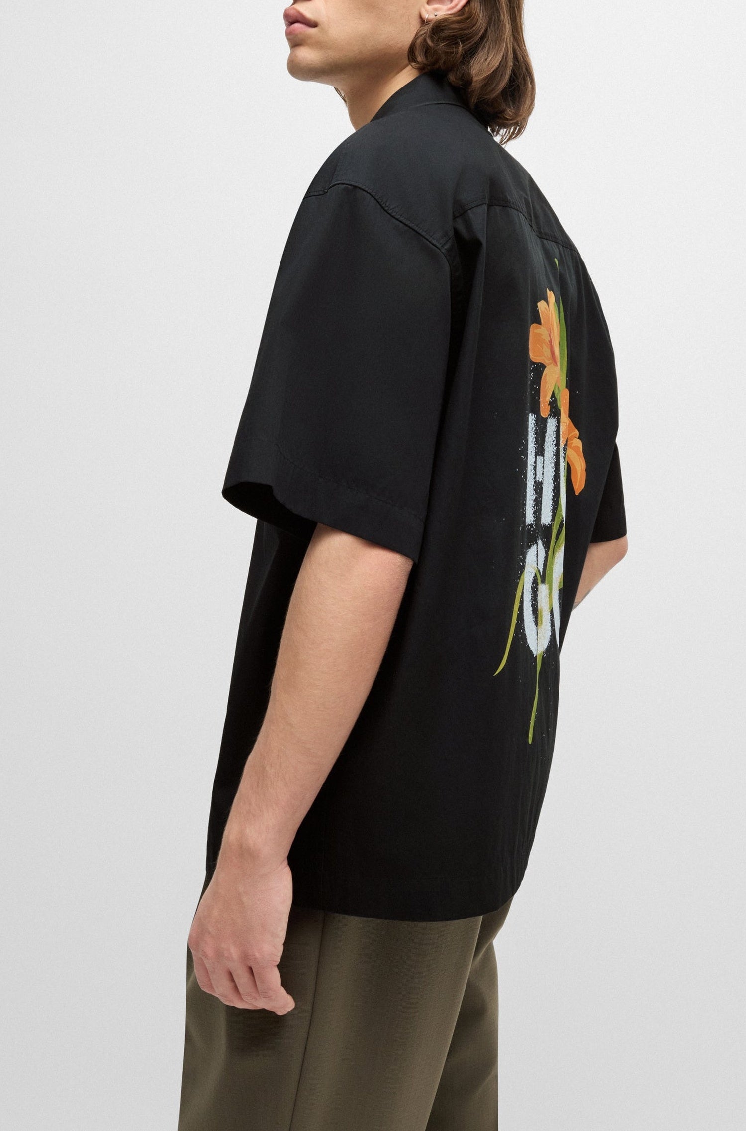 Chemise Egeeno à manches courtes - Black