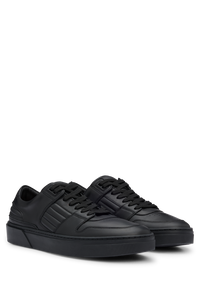 Gary leather trainers - Black