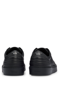 Gary leather trainers - Black