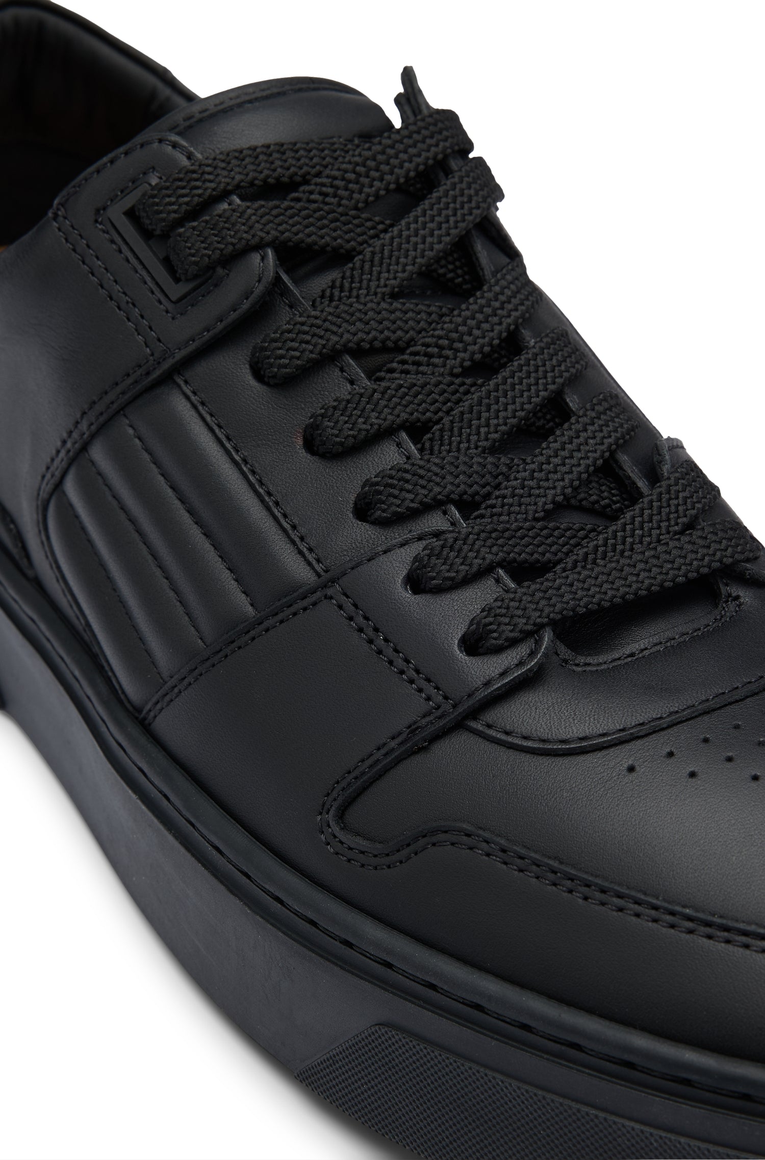 Gary leather trainers - Black