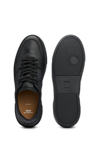 Gary leather trainers - Black