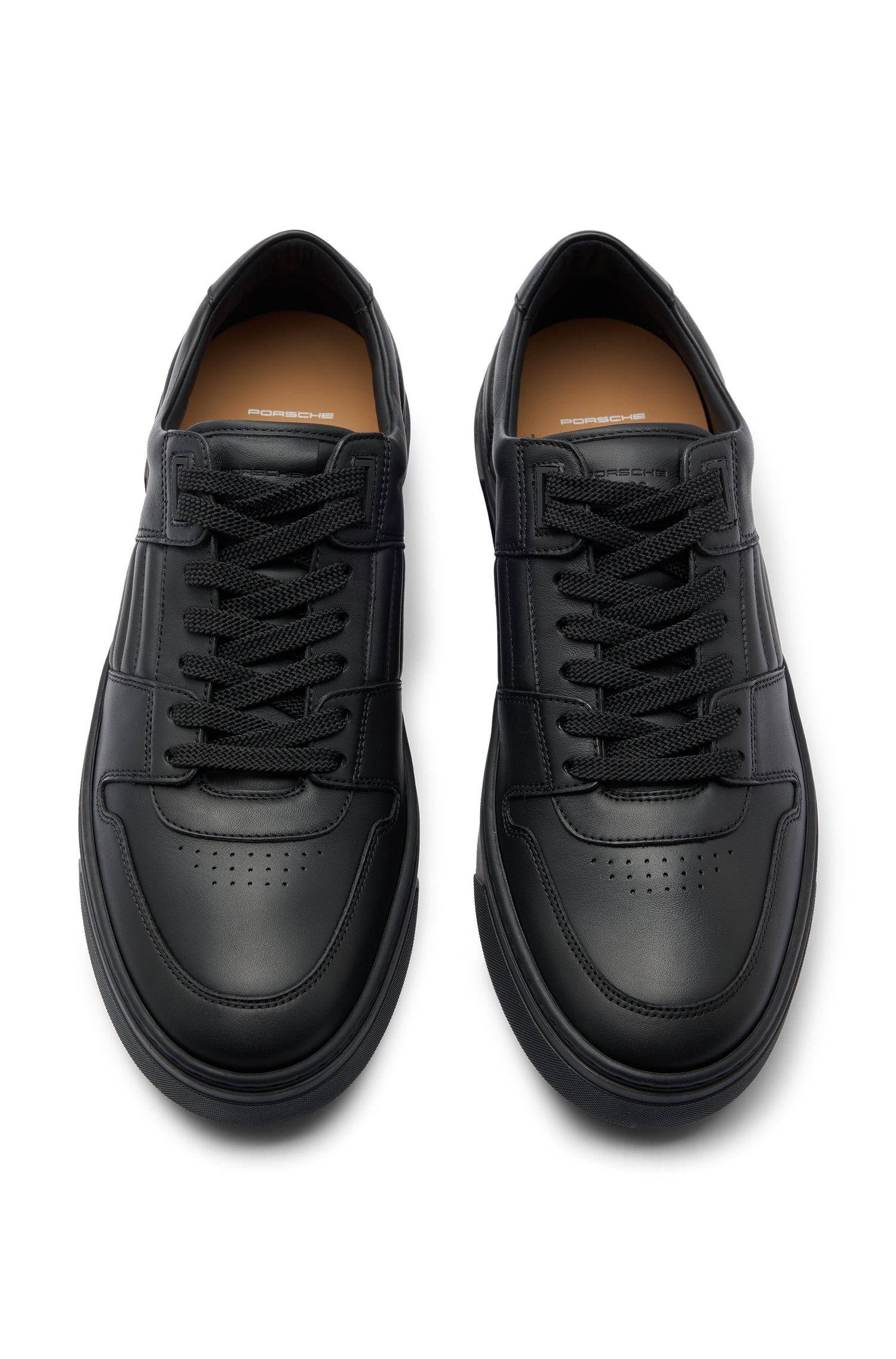 Gary leather trainers - Black