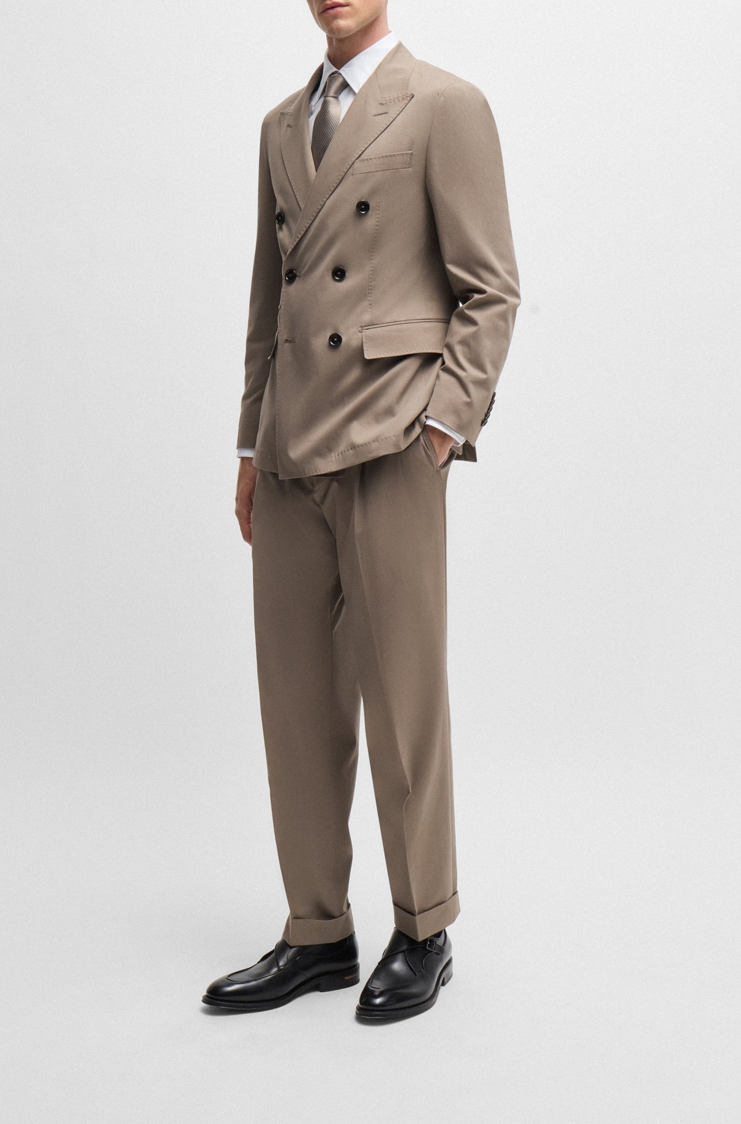 OPEN GREEN // BUSINESS SUITS L-HESTON-2PCS-DB-243