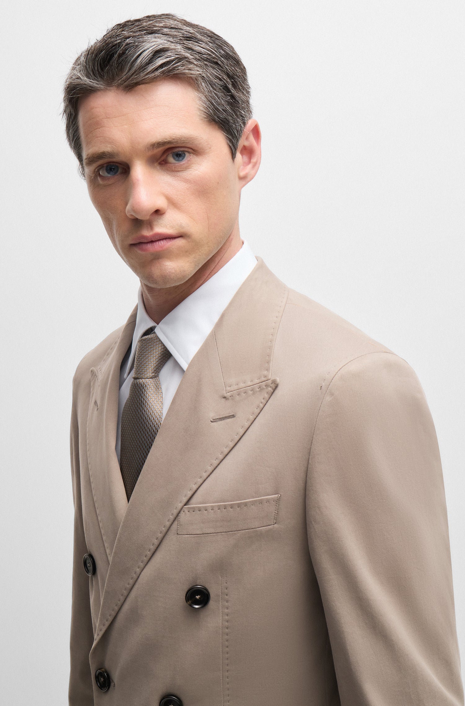 OPEN GREEN // BUSINESS SUITS L-HESTON-2PCS-DB-243