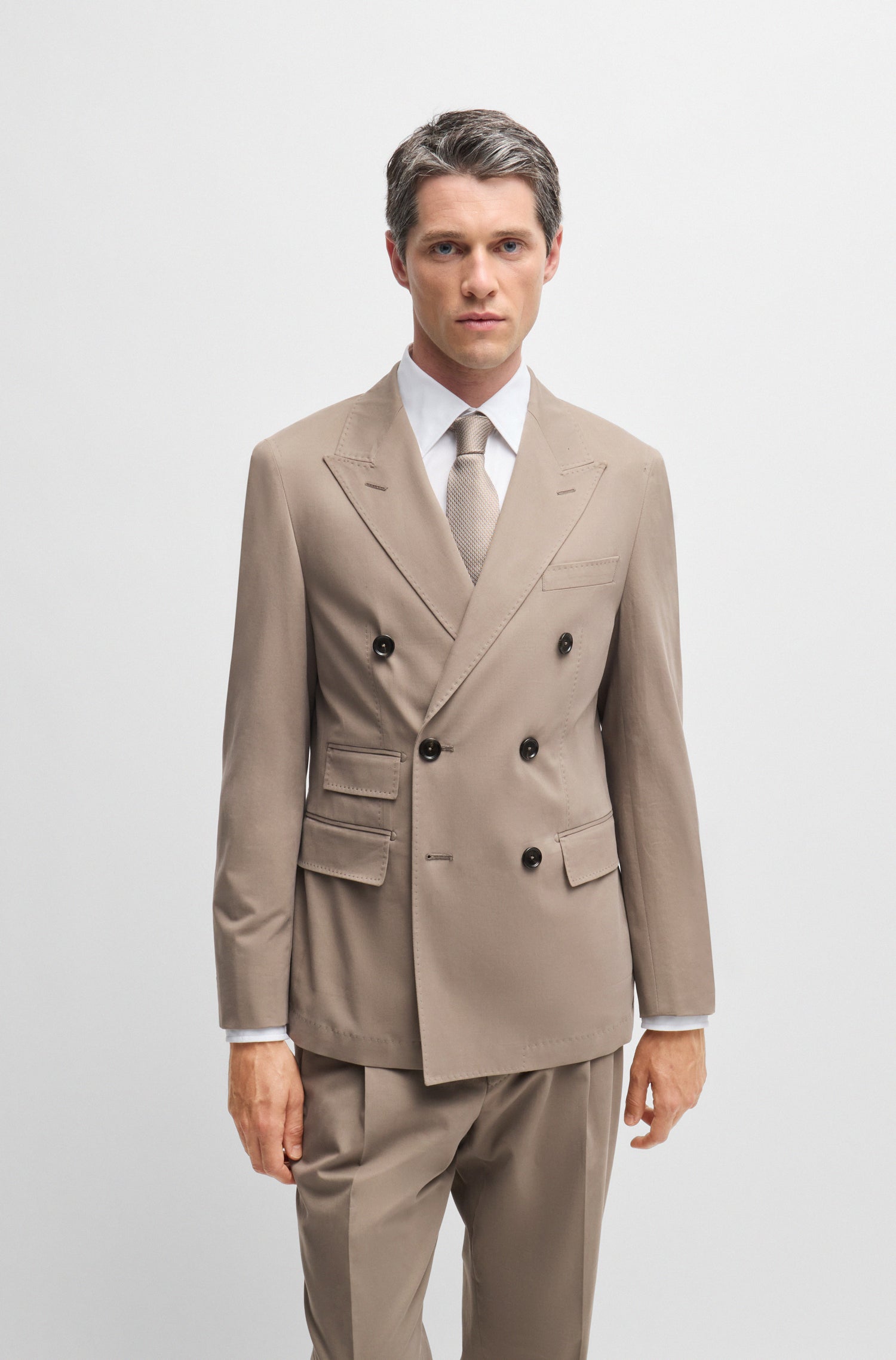 OPEN GREEN // BUSINESS SUITS L-HESTON-2PCS-DB-243