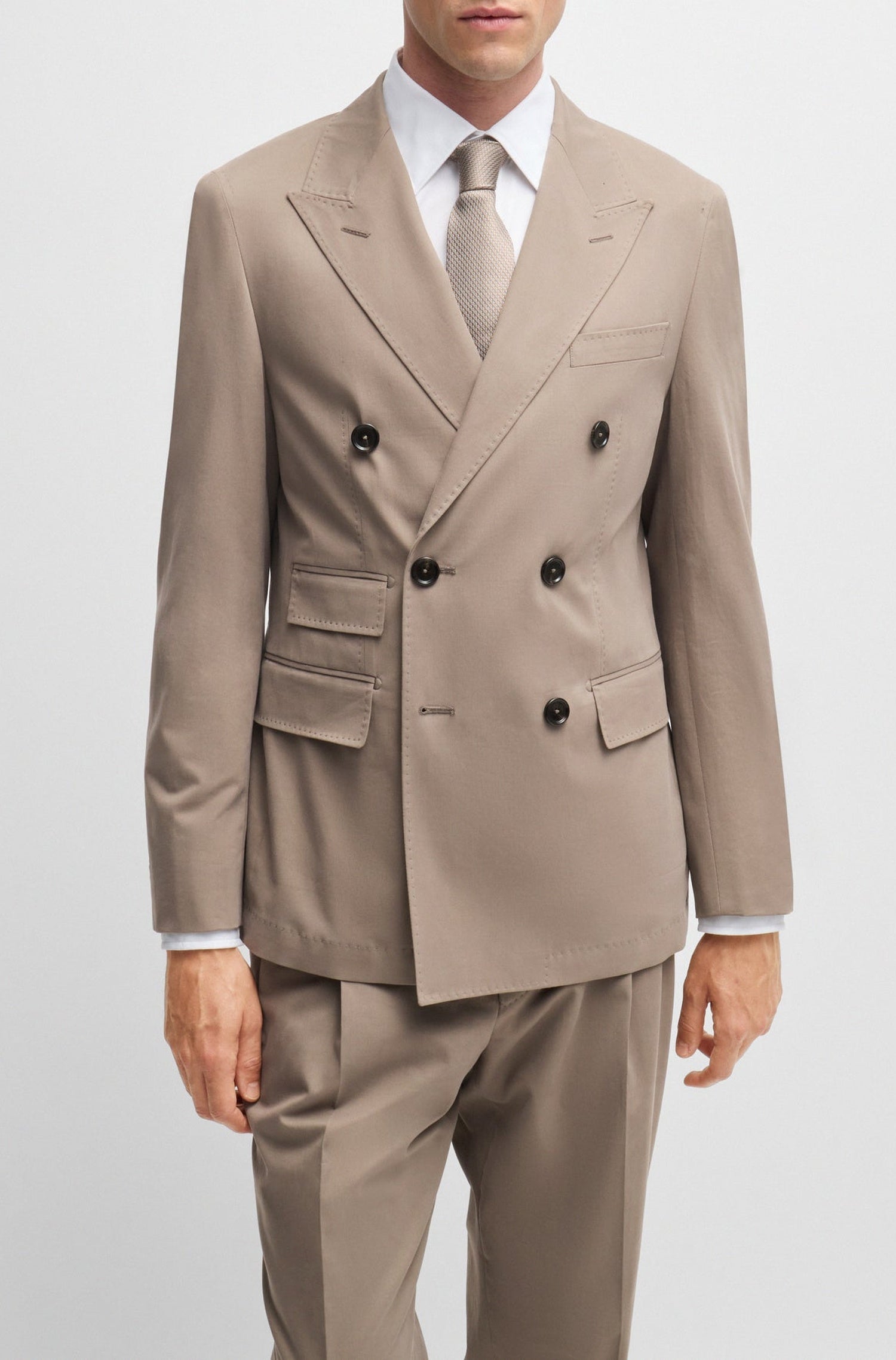 OPEN GREEN // BUSINESS SUITS L-HESTON-2PCS-DB-243