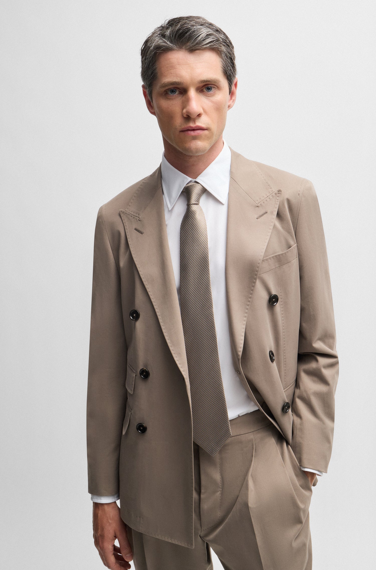 OPEN GREEN // BUSINESS SUITS L-HESTON-2PCS-DB-243