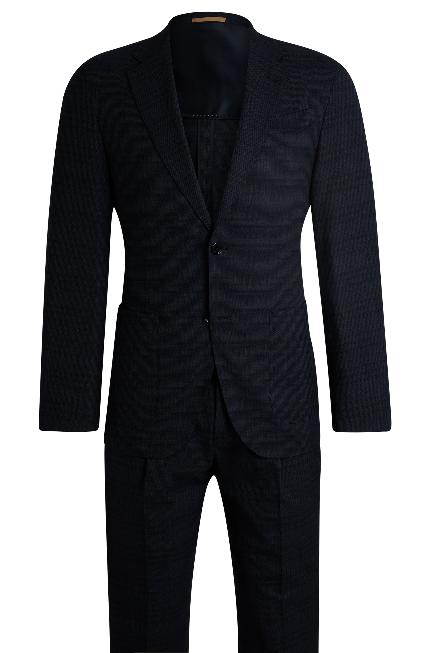 Costume deux pièces Heston en laine - Dark Blue