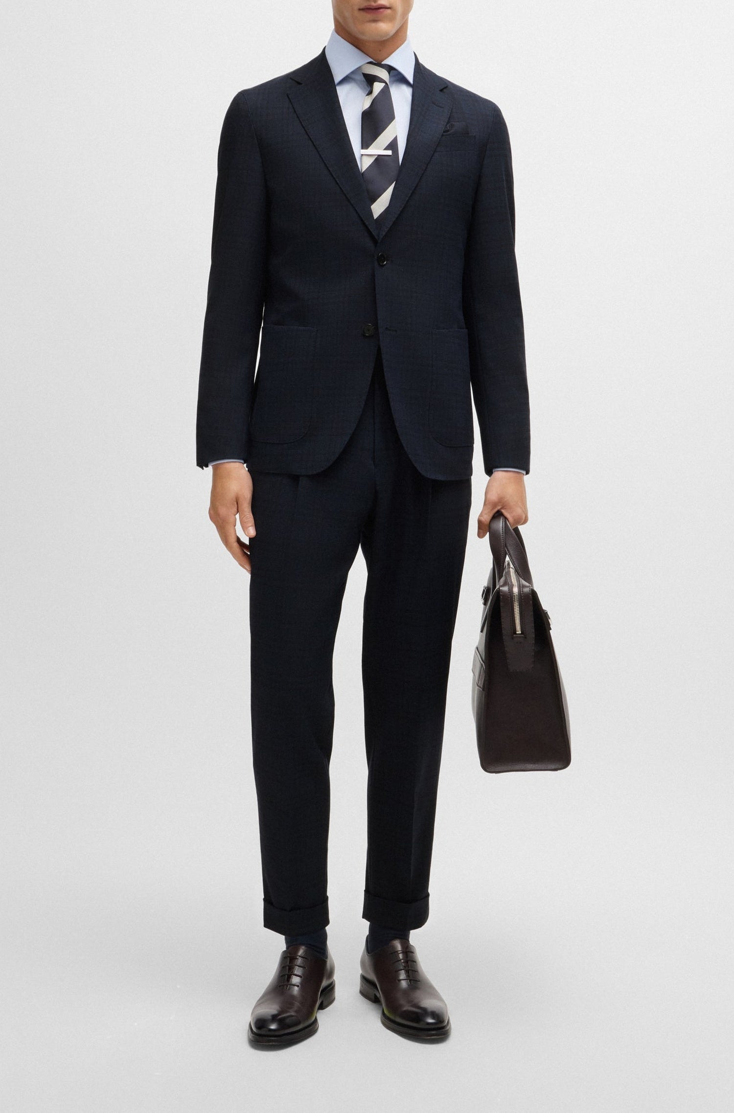 DARK BLUE // BUSINESS SUITS L-HESTON-2PCS-LP-241