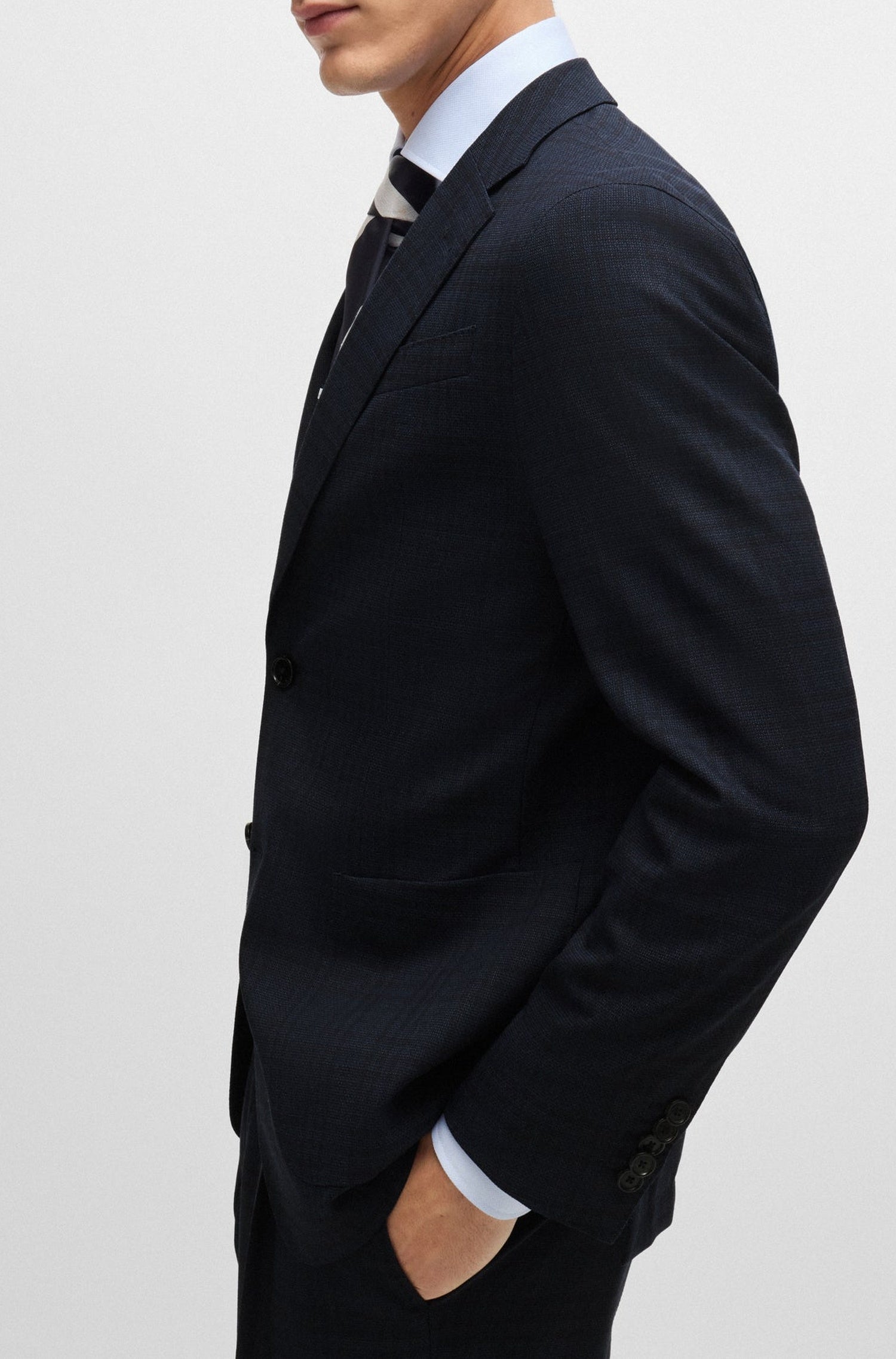 DARK BLUE // BUSINESS SUITS L-HESTON-2PCS-LP-241