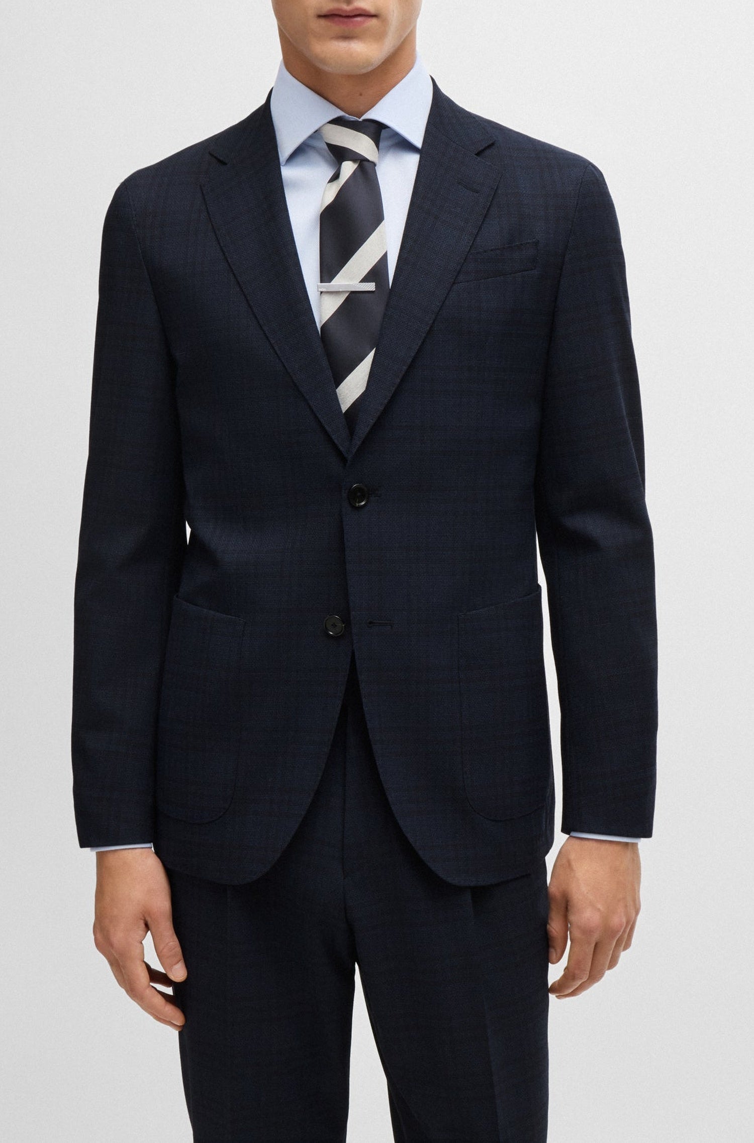 DARK BLUE // BUSINESS SUITS L-HESTON-2PCS-LP-241