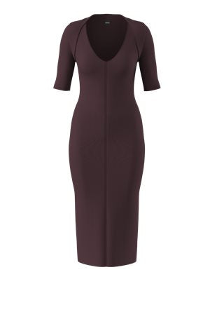 OPEN RED // KNITTED DRESSES FEZANIN