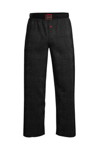 Striped pyjama bottoms - Black