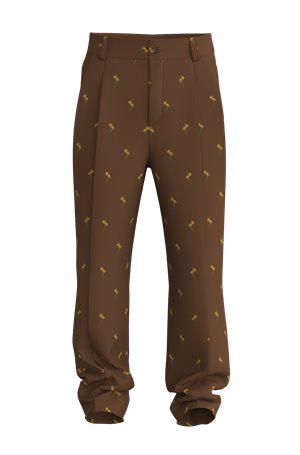 MEDIUM BROWN // CASUAL TROUSERS RENAR243
