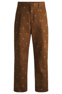 MEDIUM BROWN // CASUAL TROUSERS RENAR243