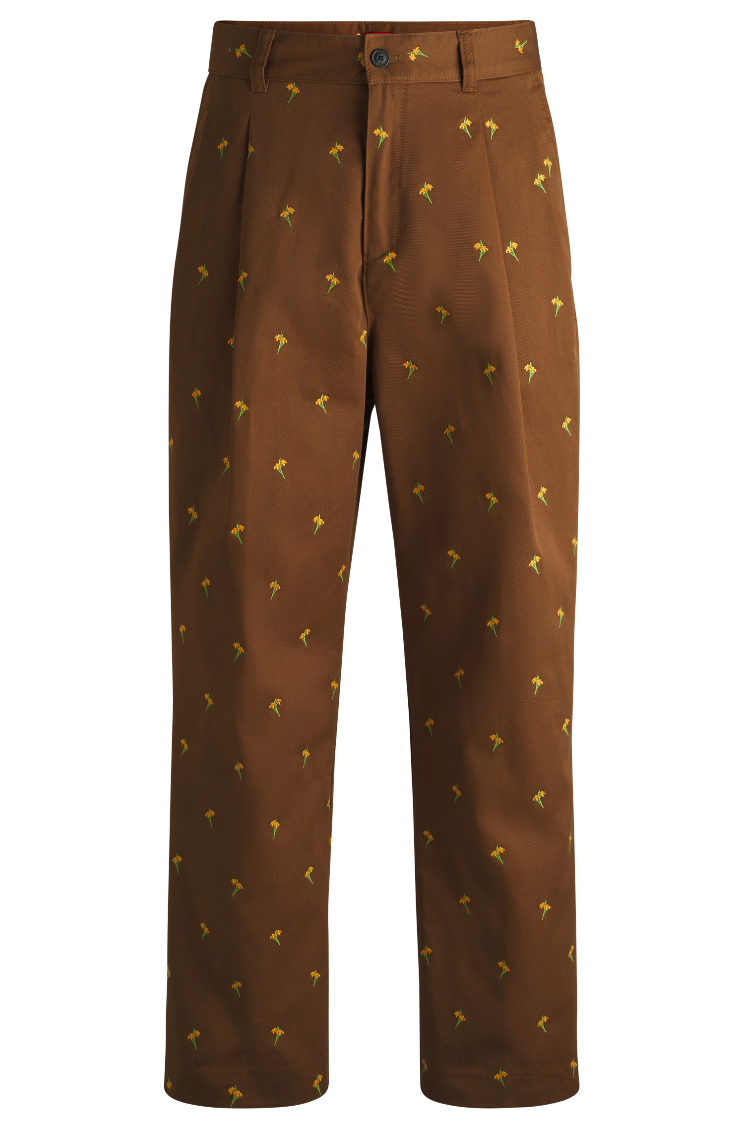 MEDIUM BROWN // CASUAL TROUSERS RENAR243