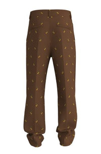 MEDIUM BROWN // CASUAL TROUSERS RENAR243