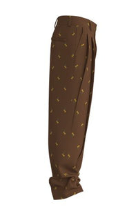 MEDIUM BROWN // CASUAL TROUSERS RENAR243