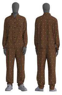 MEDIUM BROWN // CASUAL TROUSERS RENAR243