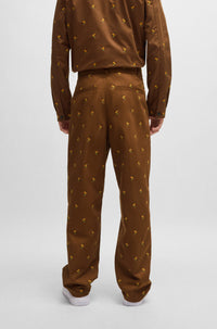 MEDIUM BROWN // CASUAL TROUSERS RENAR243
