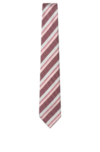 Silk tie - Open Pink