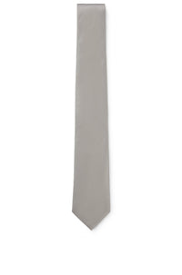 Silk tie - Silver