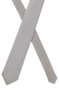 Silk tie - Silver