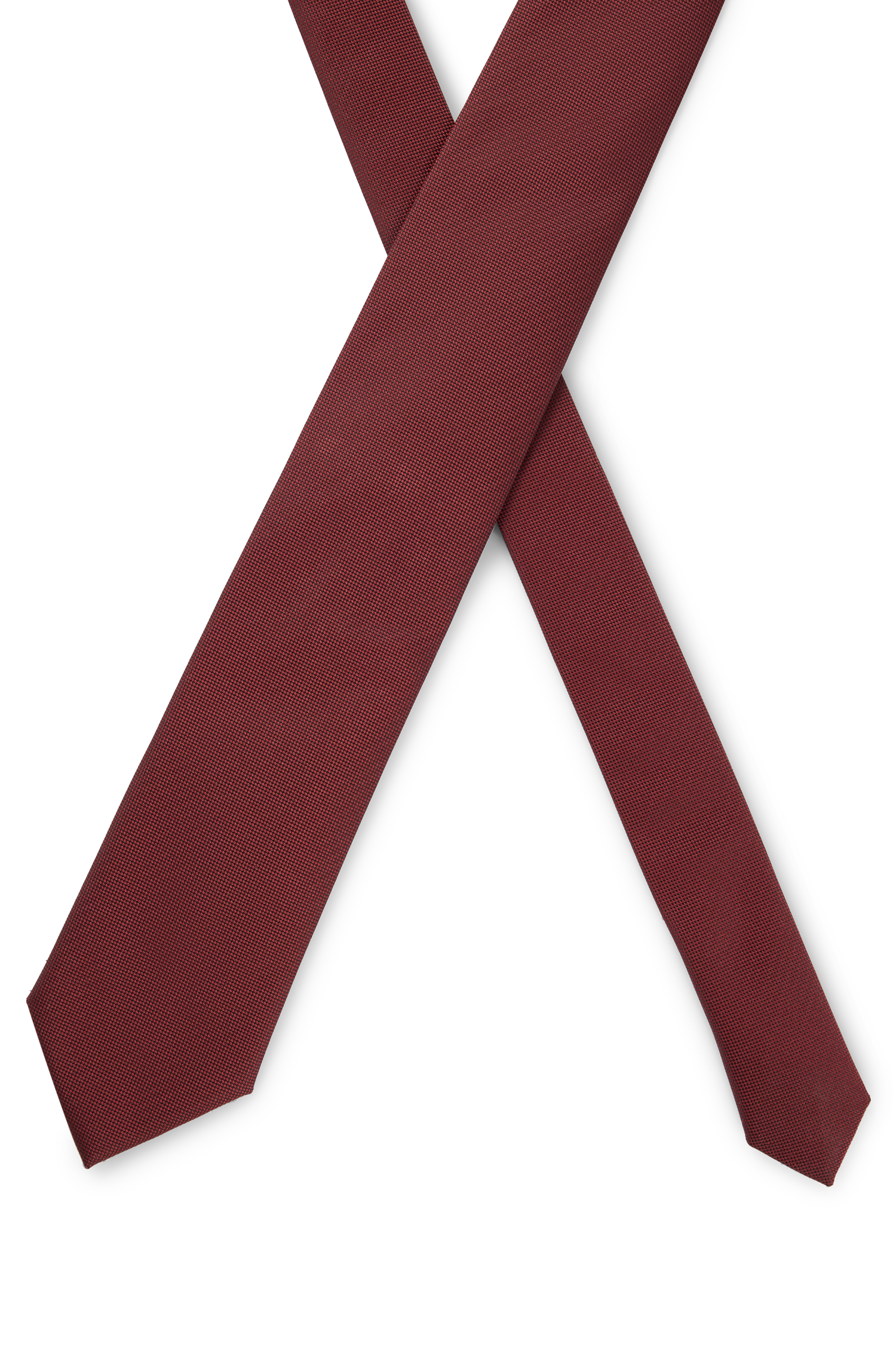 Silk tie - Dark Red