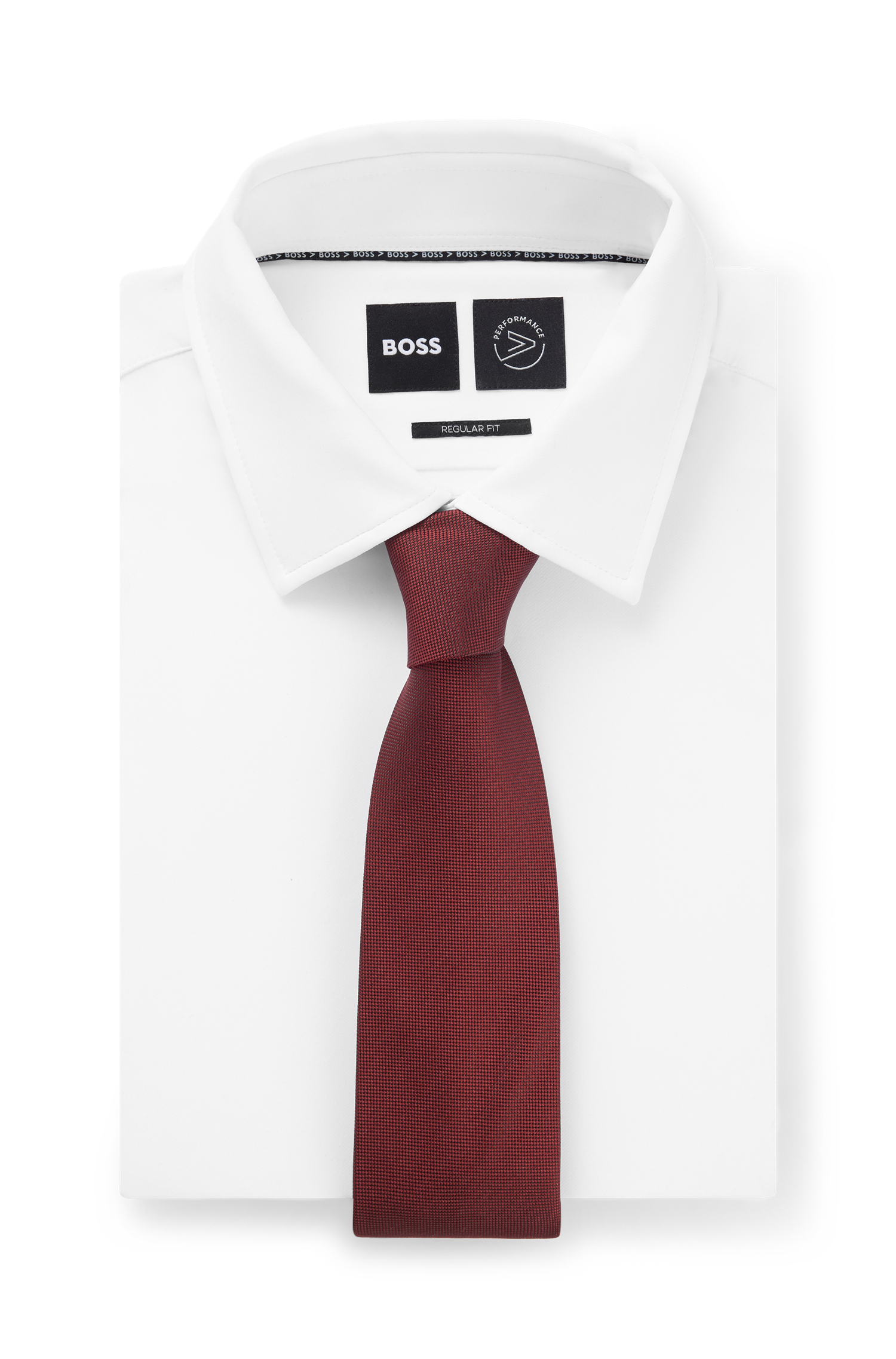 Silk tie - Dark Red