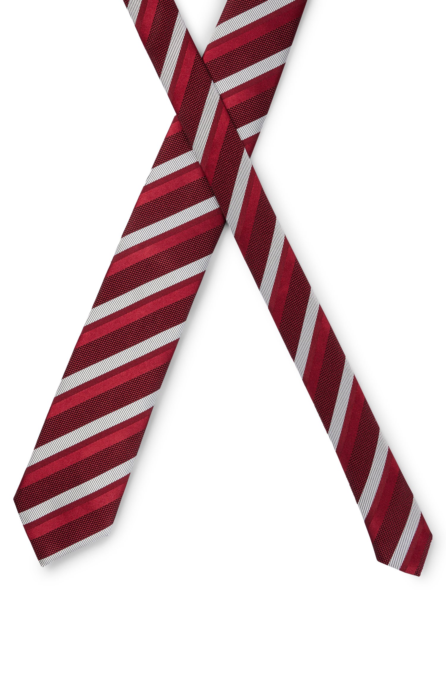 Silk tie - Dark Red