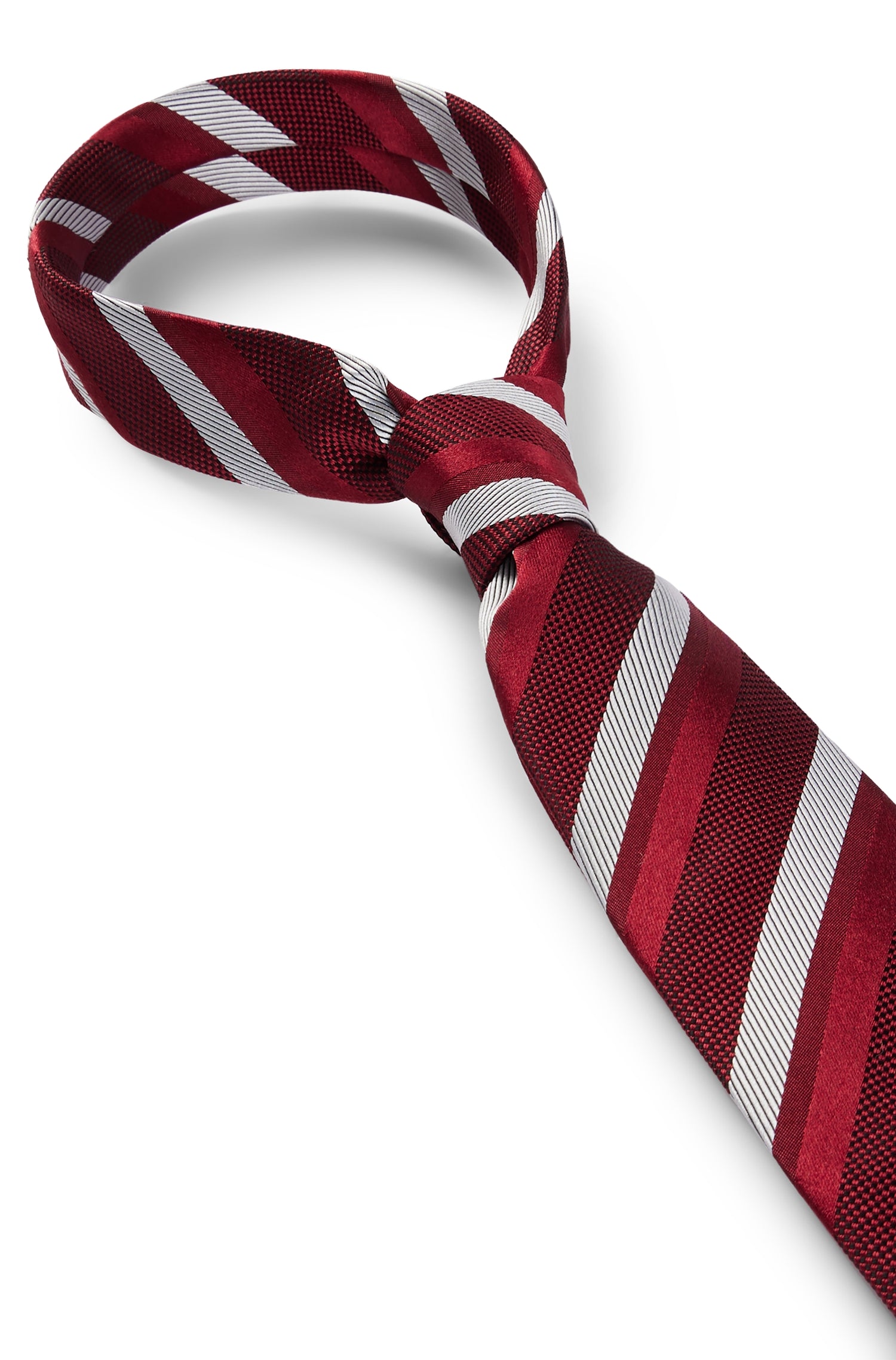 Silk tie - Dark Red