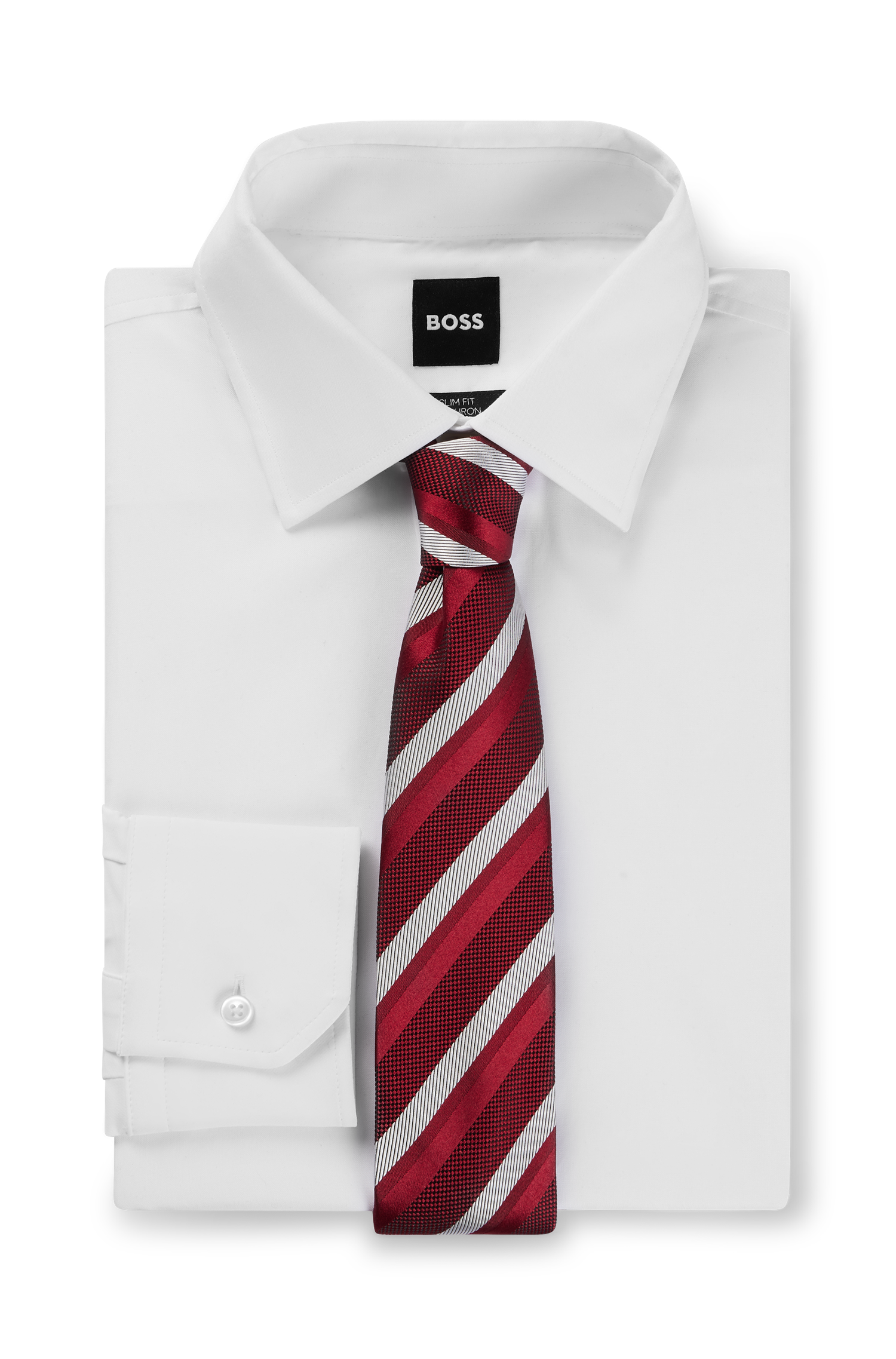 Silk tie - Dark Red