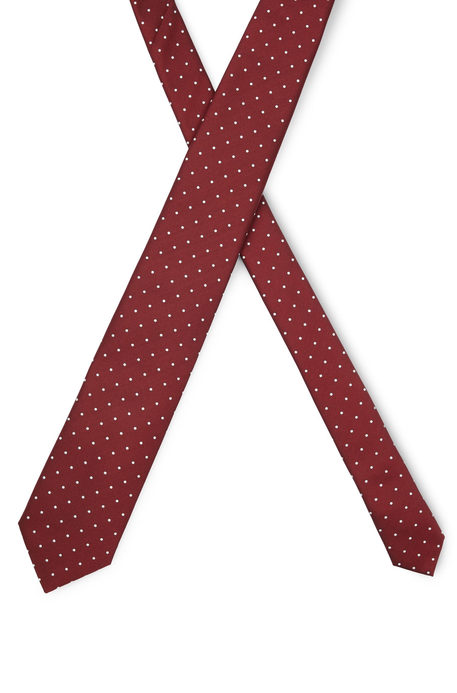 Silk tie - Dark Red