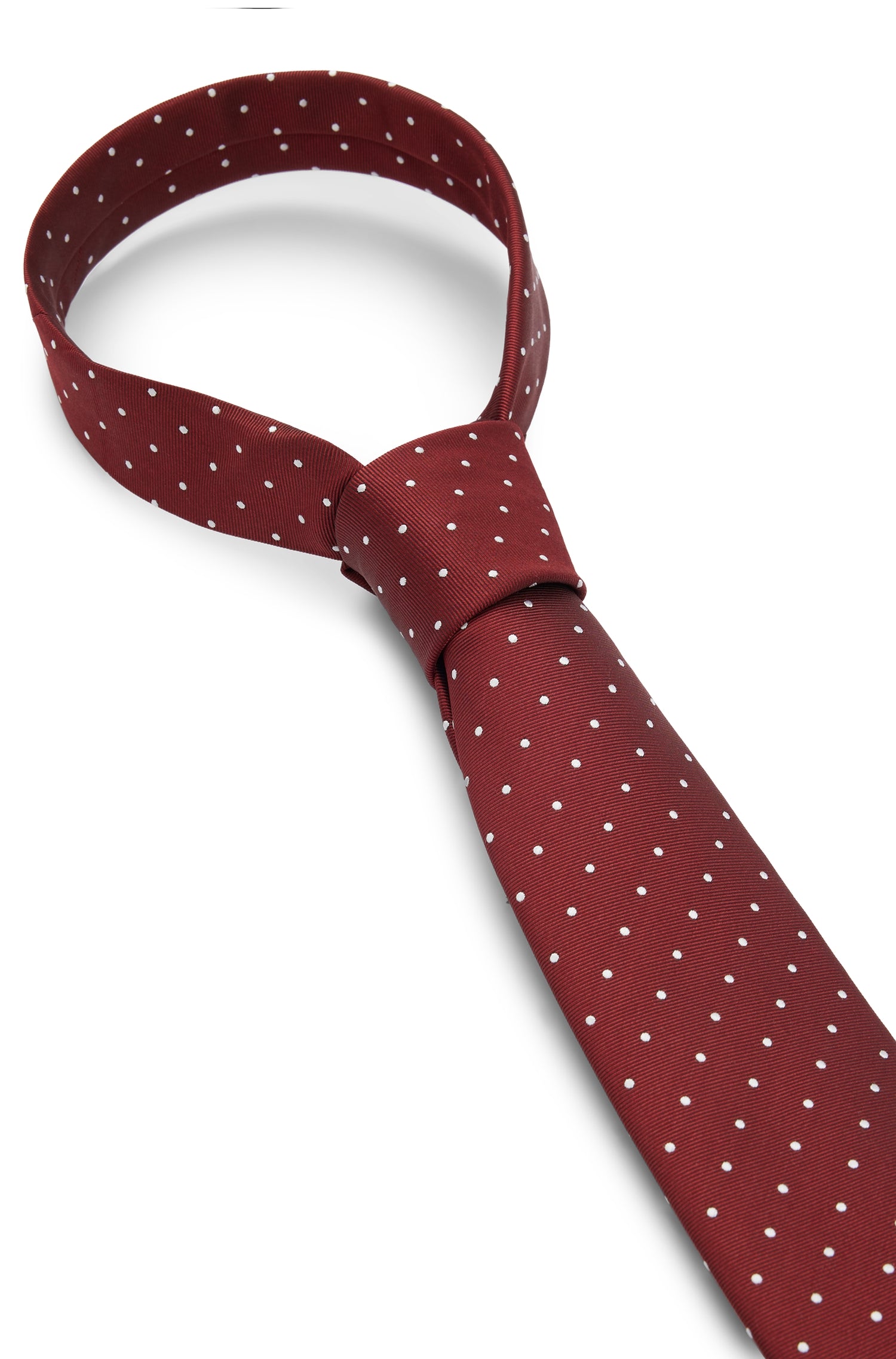 Silk tie - Dark Red