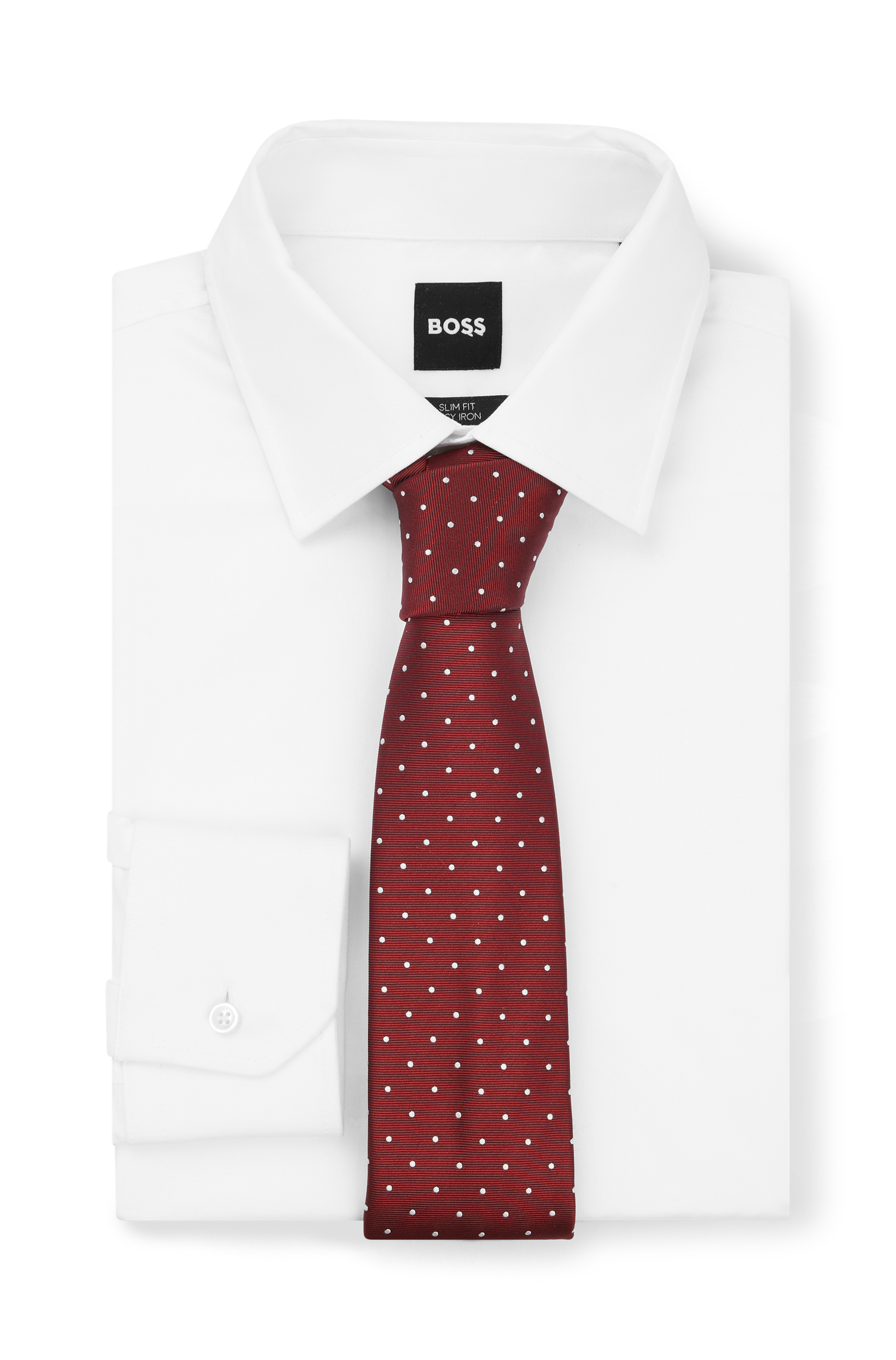 Silk tie - Dark Red