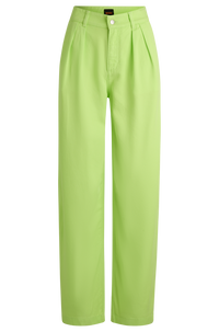 MEDIUM GREEN // CASUAL TROUSERS C_TANJURA-W