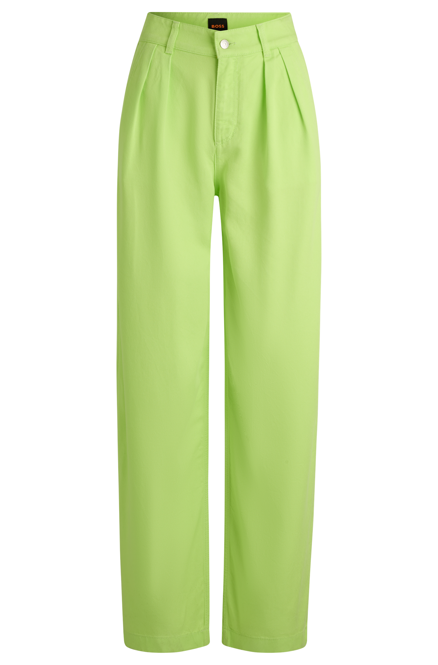 MEDIUM GREEN // CASUAL TROUSERS C_TANJURA-W